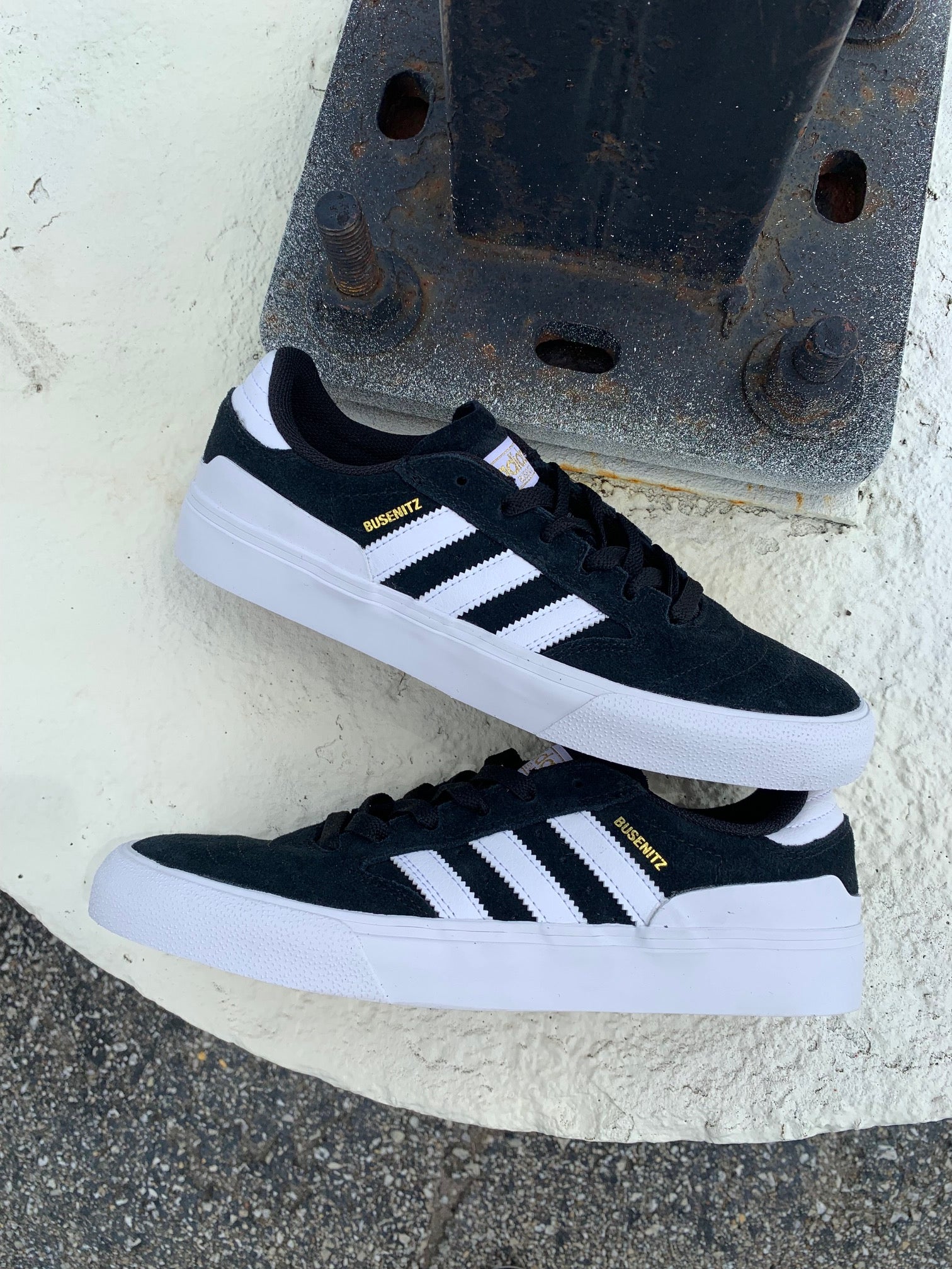 Adidas Busenitz Vulc 2 Black/White | Minus Skate Shop Indianapolis, IN