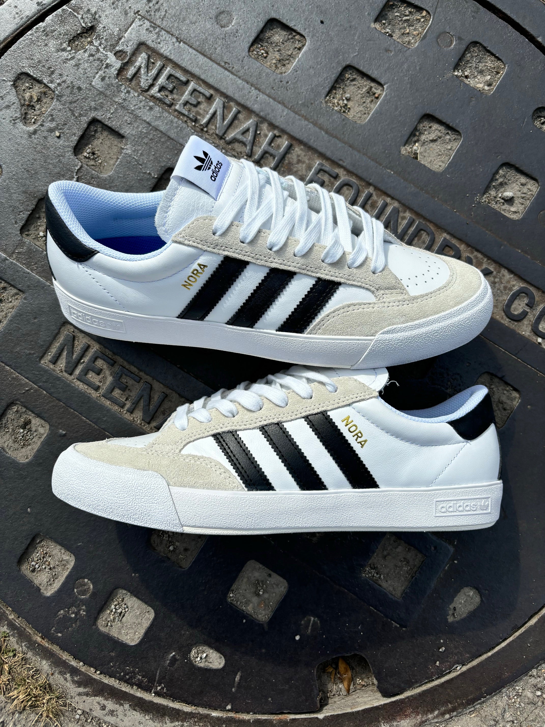 Adidas Skateboarding Nora White/Black | Minus Skate Shop Indianapolis, IN